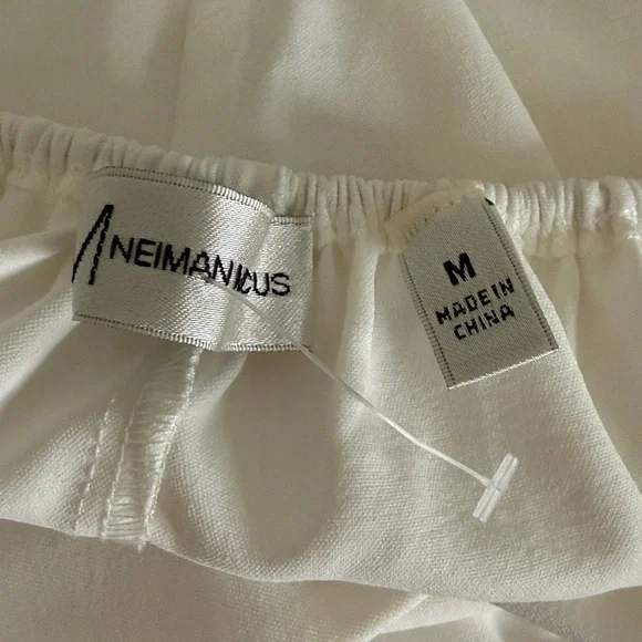 Nieman Marcus White Sleeveless Dress, size M - Picture 4 of 8